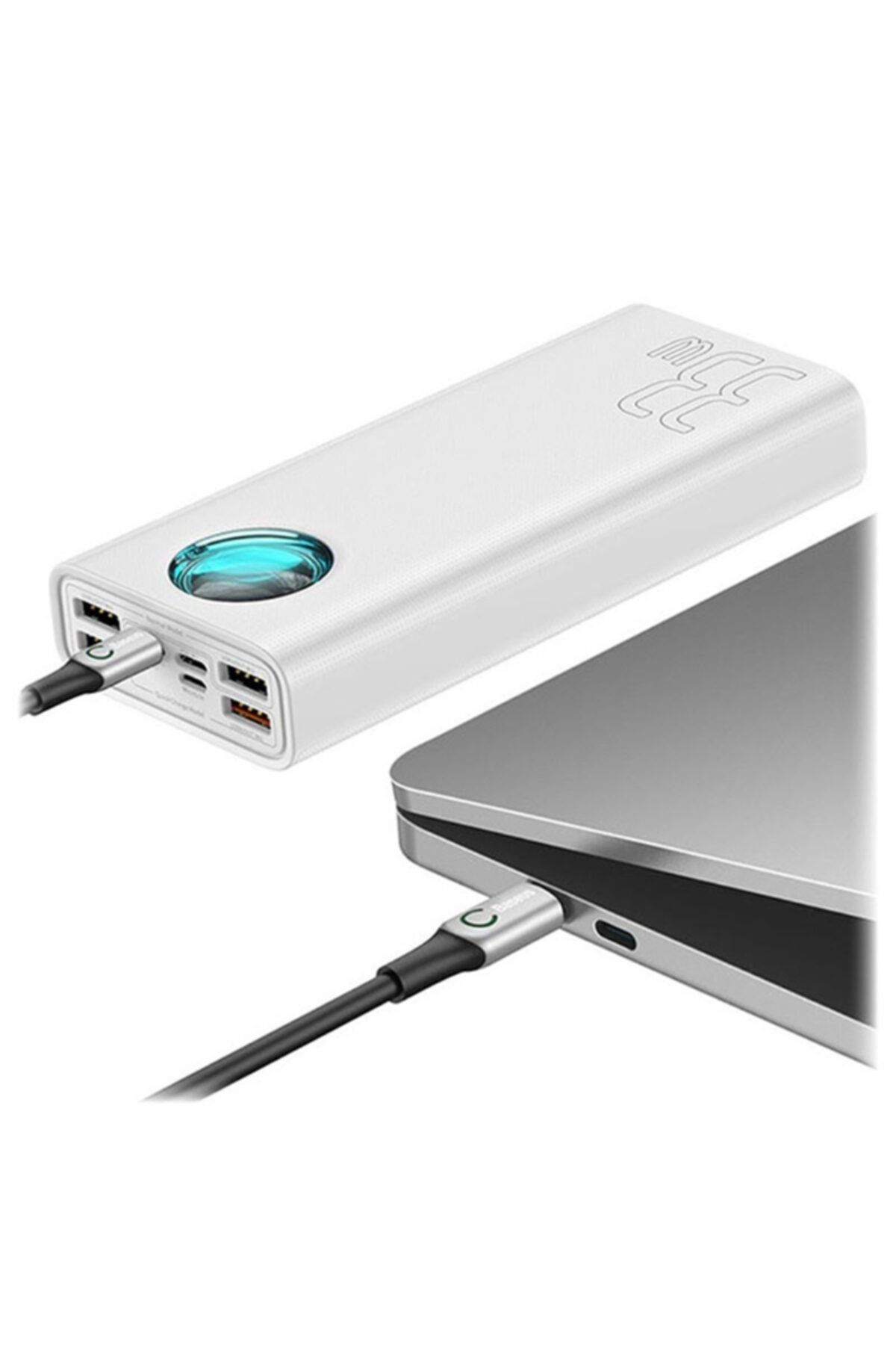 Baseus Amblight 33w (pd3.0+qc3.0) 30000mah Dijital Gösterge Hızlı Şarj Powerbank