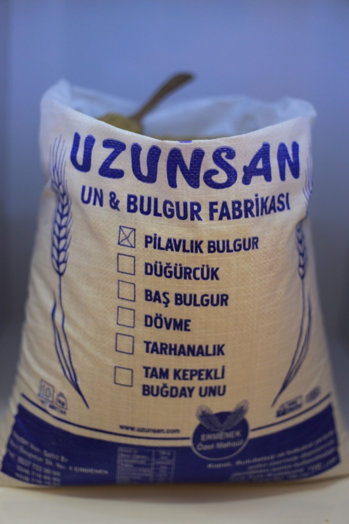 UZUNSAN Pilavlık Bulgur 10 Kg Ermenek Bulguru
