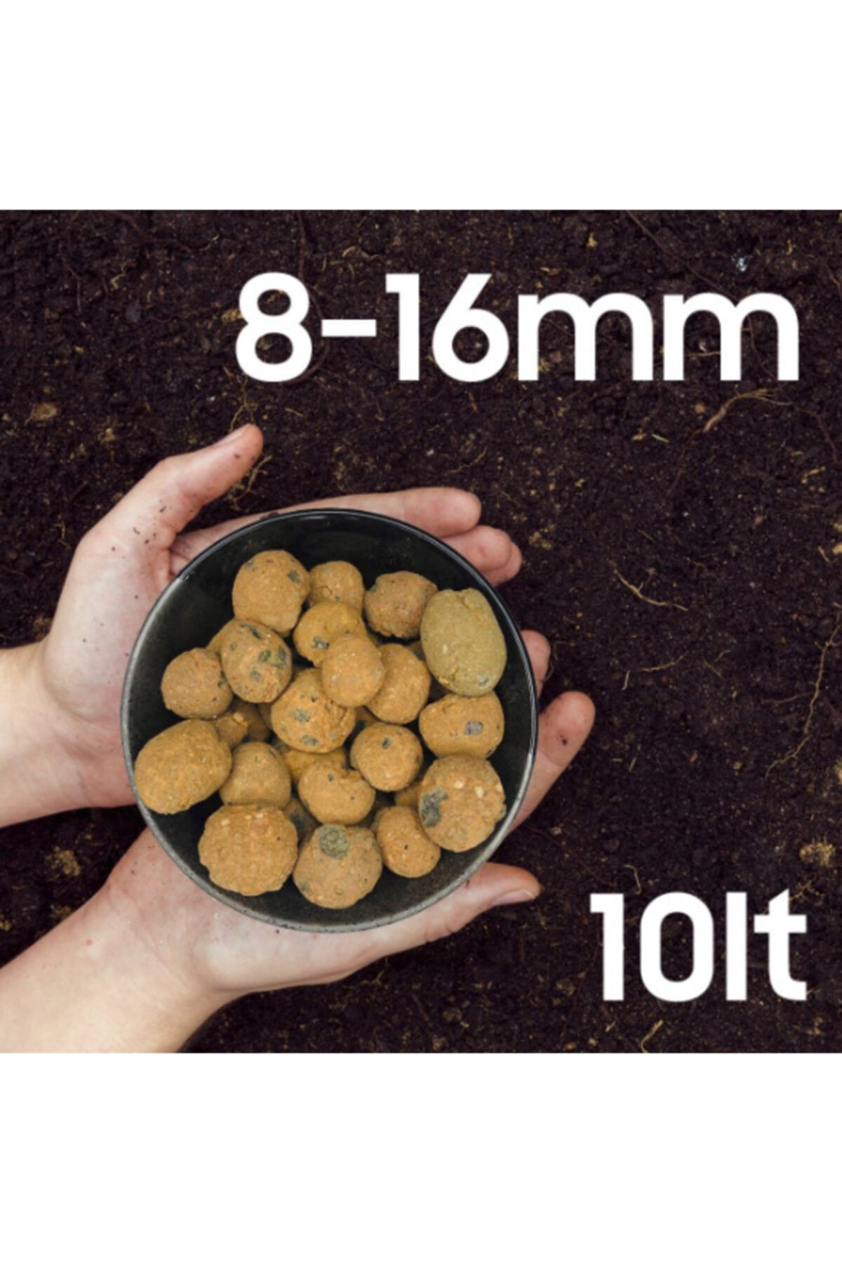 Elysian Kil Bilyesi 10 Litre 8-16mm Orkide Toprağı Lecat Topraksız Tarım Hidrokültür Drenaj Hidroponik Kil
