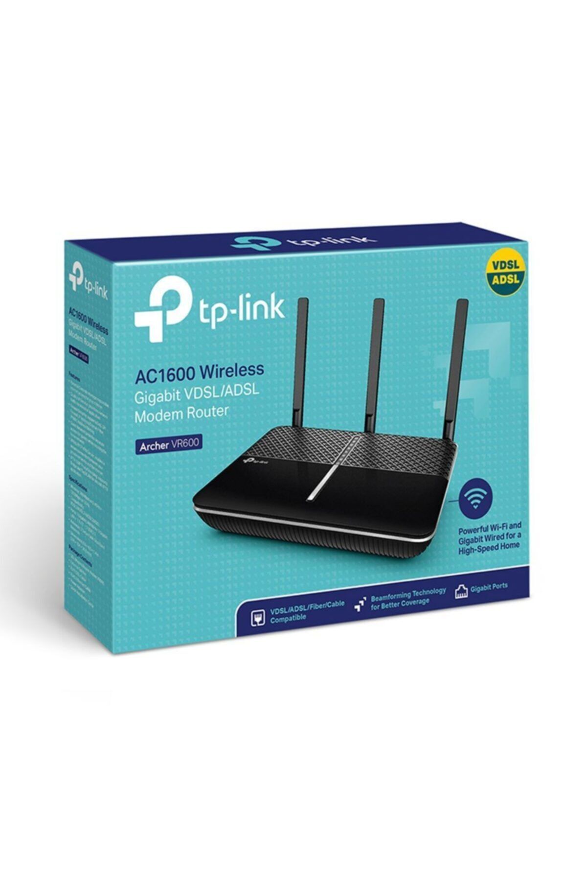 TPLINK Archer-vr600 1600mbps Kablosuz Gigabit Vdsl Adsl2+ Modem/router