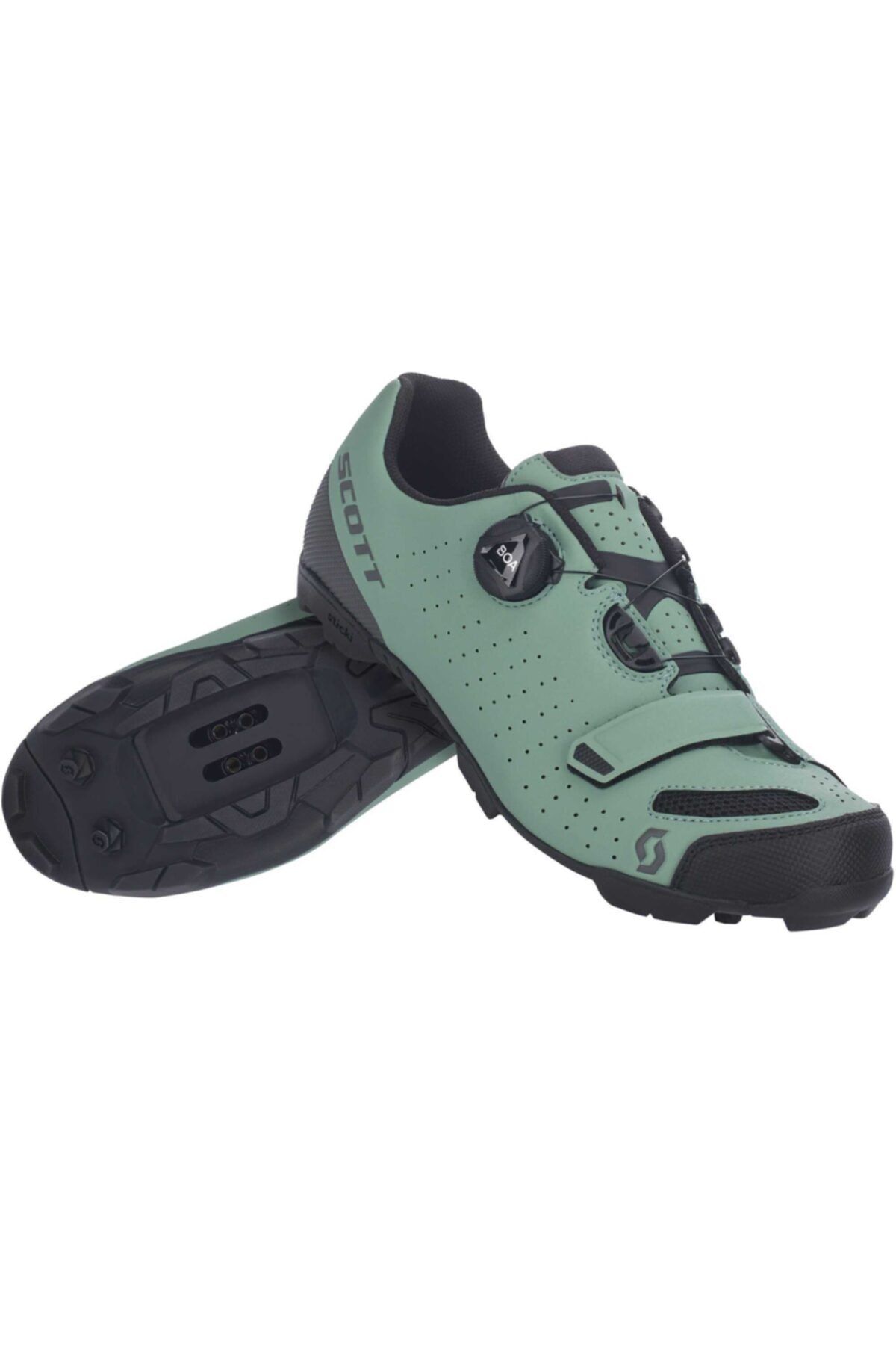 SCOTT Comp Boa Mtb Ayakkabı Land Yeşil-siyah 42