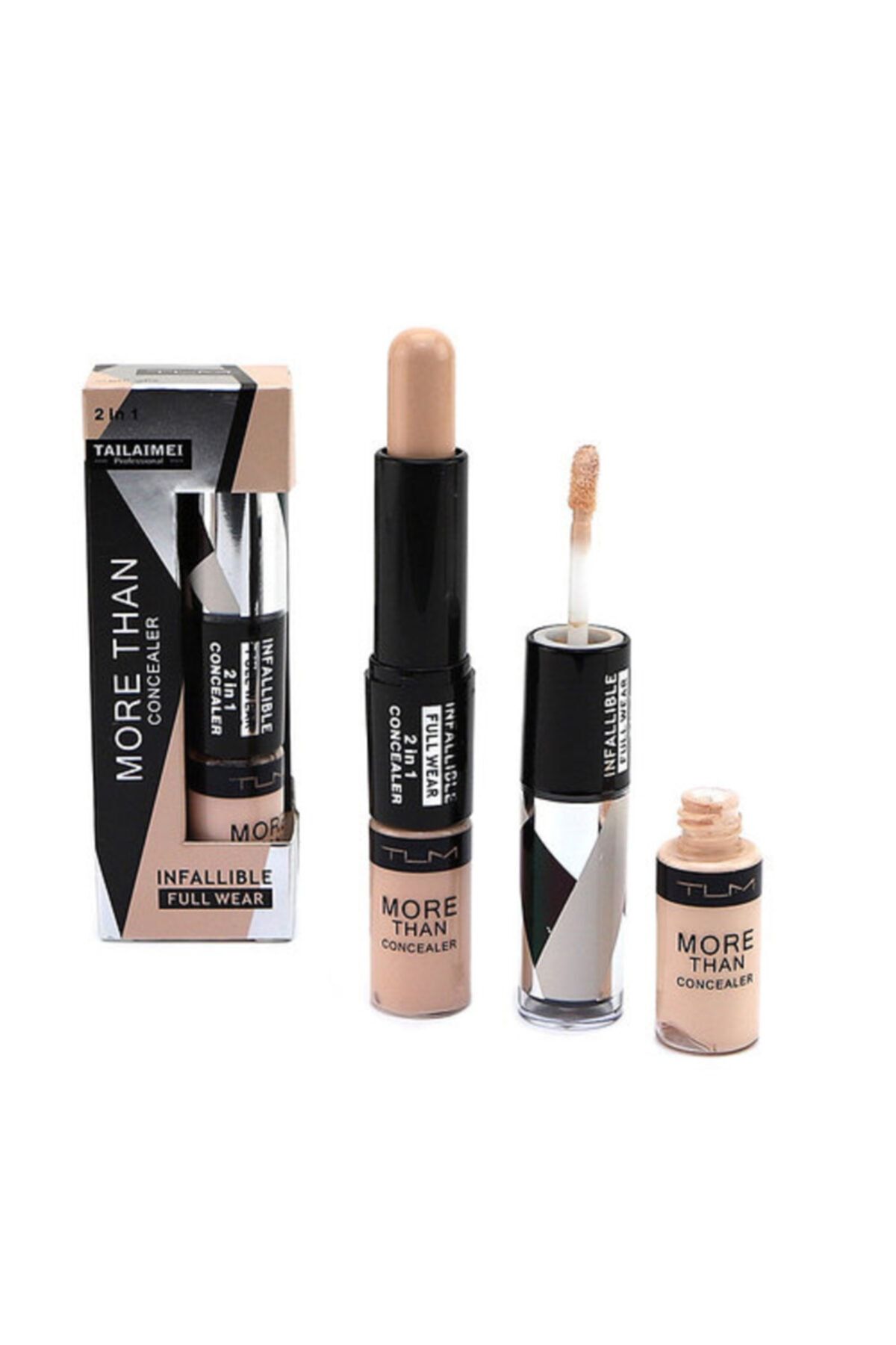 Tikatti Çift Taraflı Sıvı Ve Stick Kapatıcı - More Than Concealer