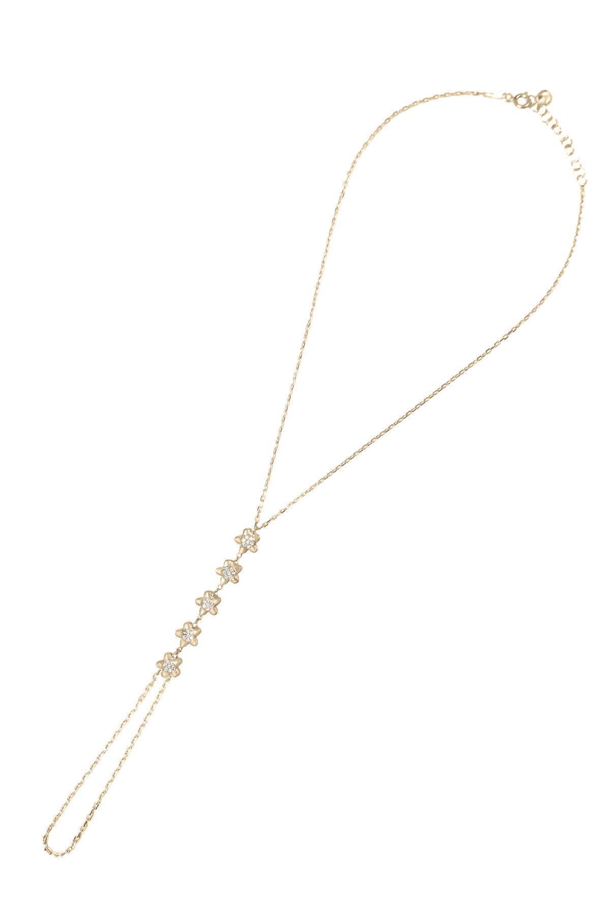 Enesstore Gümüş Çiçek Model Şahmeran Kadın Bileklik