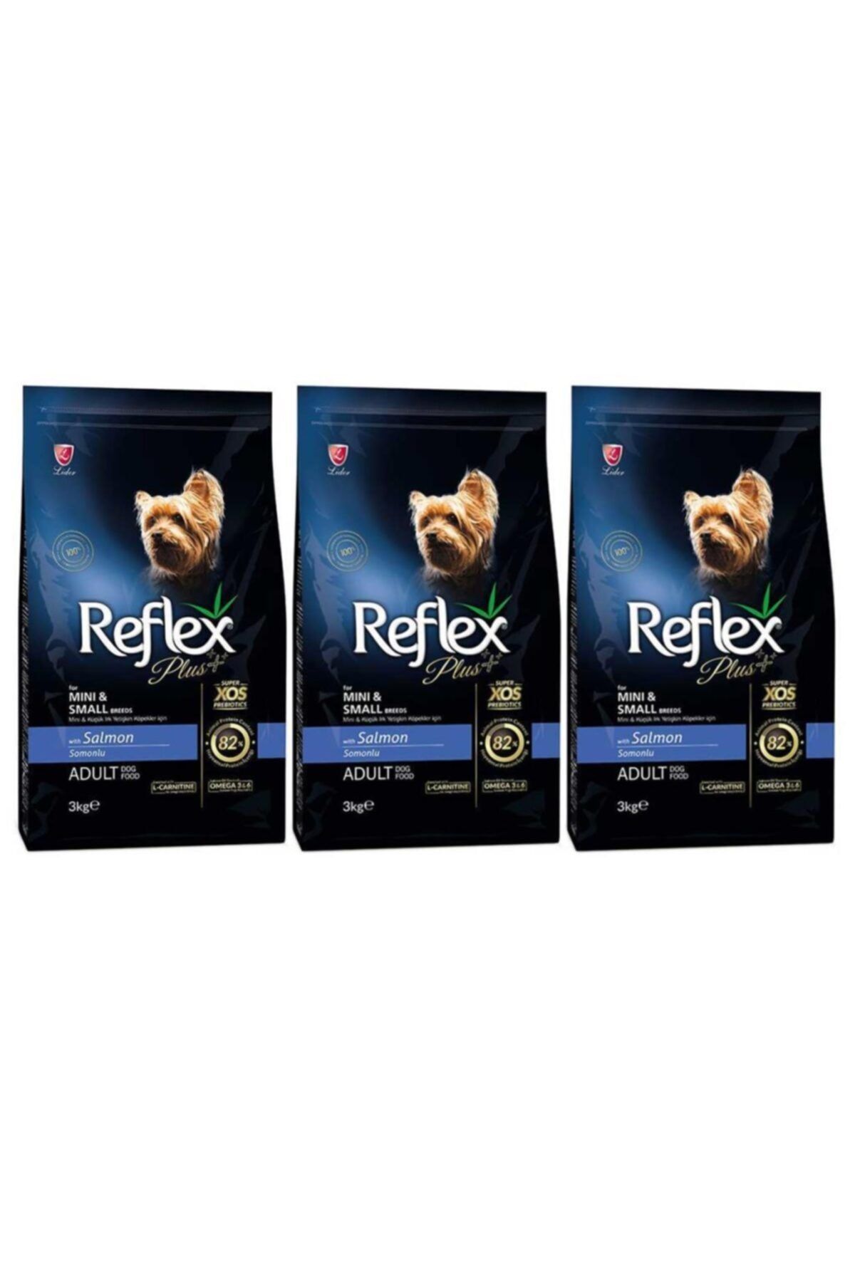 Reflex Plus Küçük Mini Irk Somonlu Yetişkin Köpek Maması 3 Kg x 3 Adet