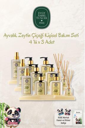 3'lü Eyüp Sabri Tuncer Ayvalık Zeytin Çiçeği 4'lü Kişisel Bakım Seti ve ROSIE Pamuk Image 0