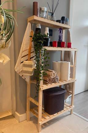 Banyo Düzenleyici Ahşap Çok Amaçlı Raf mob184 Image 0