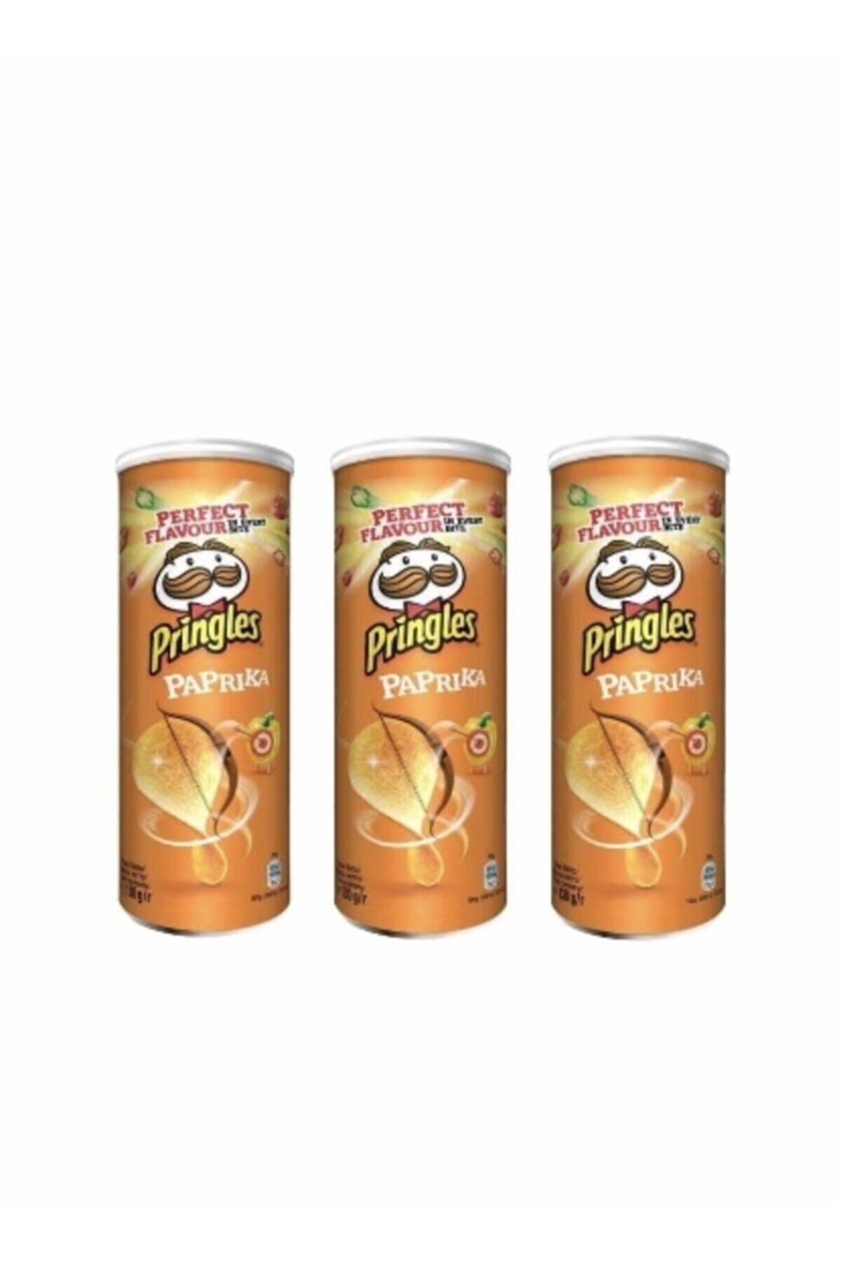 Pringles Paprika 130 Gr X 3 Adet