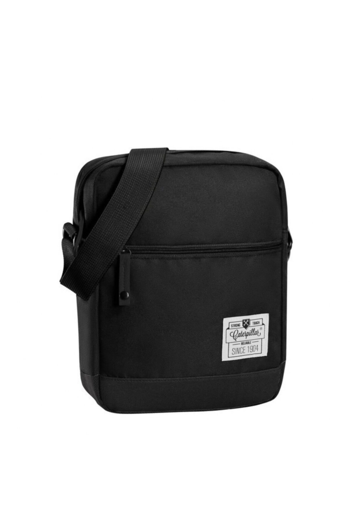 Caterpillar Cat Omuz Askılı Kanvas Postacı Çanta Siyah