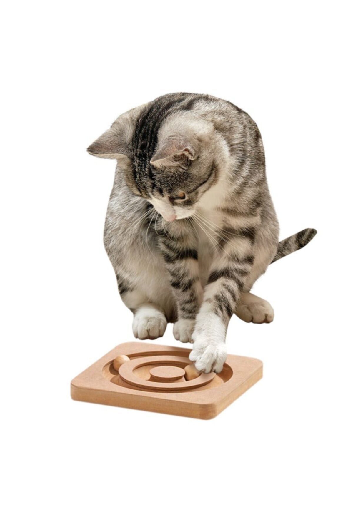 Karlie Ahşap Kedi Zeka Oyuncağı 19x19x2 cm