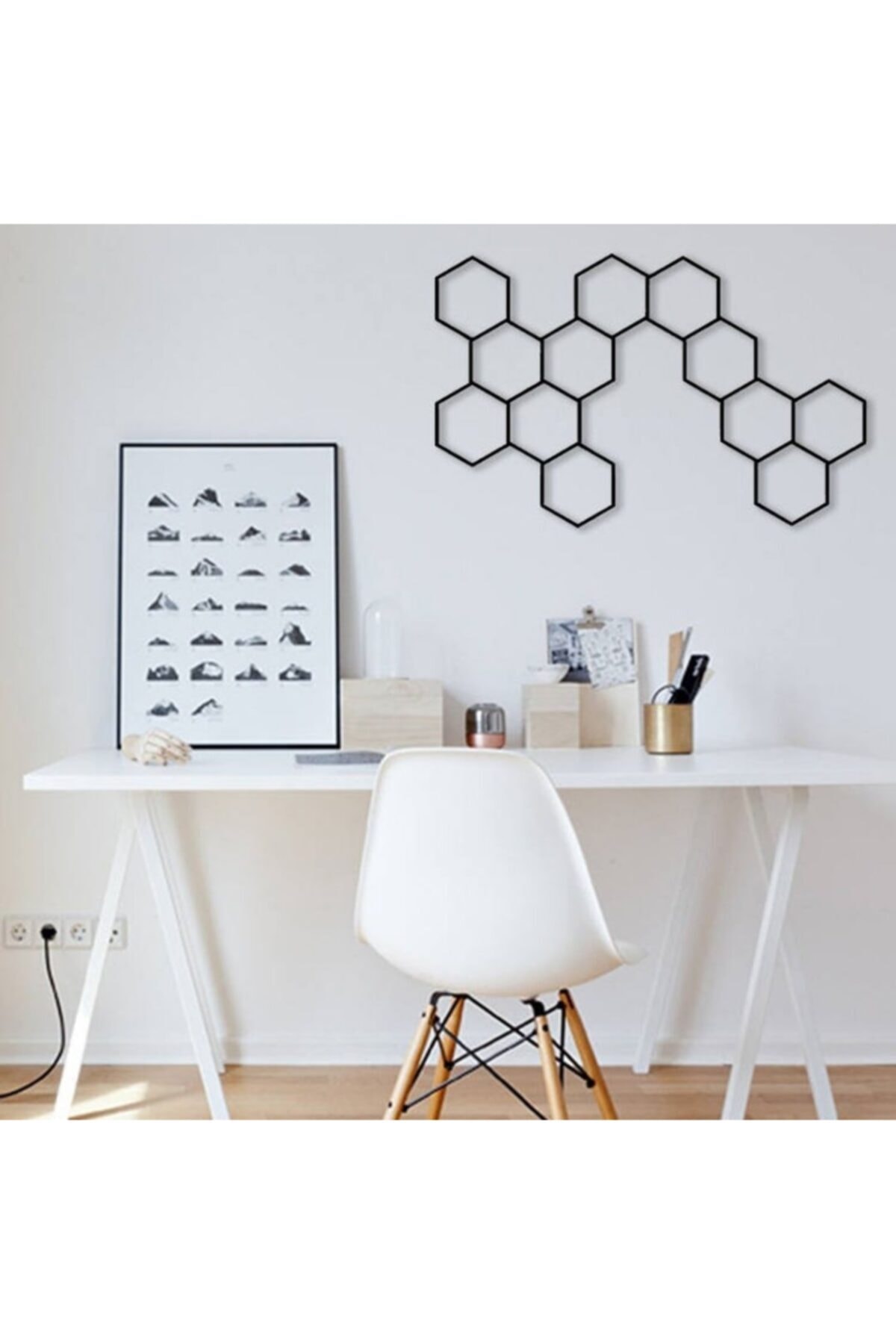 Monge Bal Peteği 3 Metal Pano