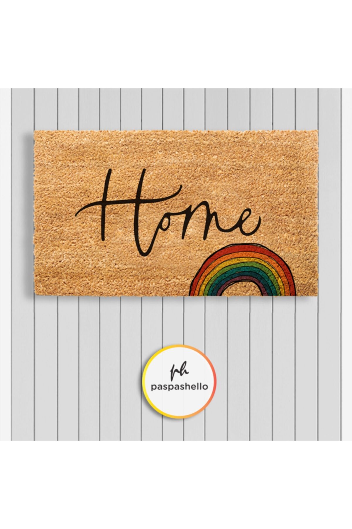 Paspashello Design Koko Paspas PVC Taban 40*70 cm Model Home  Rainbow
