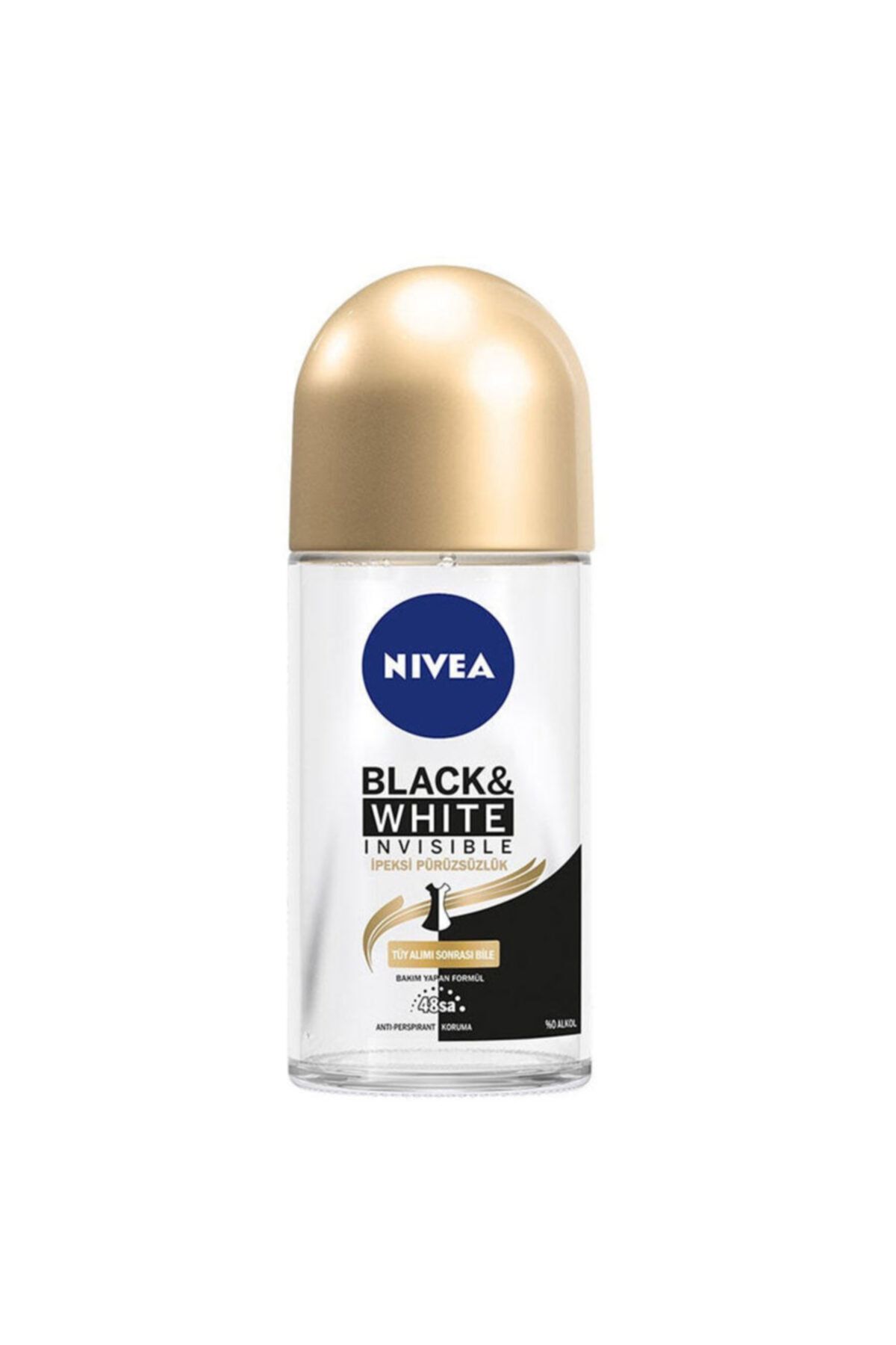 nivea roll on kadin black white ipeksi puruzsuzluk 50ml fiyati yorumlari trendyol