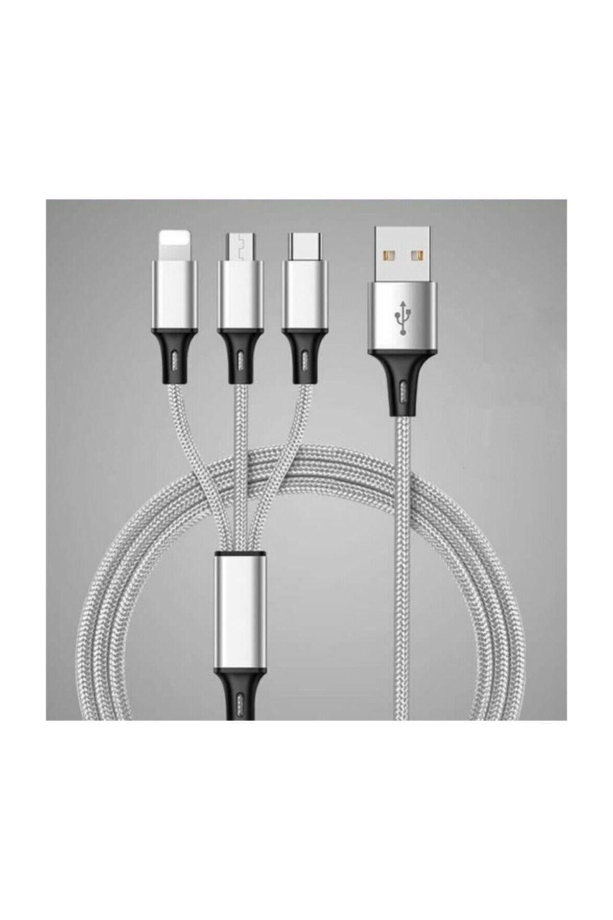 escom gold coklu sarj 3in1 iphone micro type c hizli sarj kablosu 1 2m fiyati yorumlari trendyol