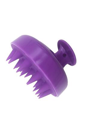 Saç Masaj Ve Şampuan Fırçası 872434 - Tutma Saplı , Yumuşak Silikon Image 1