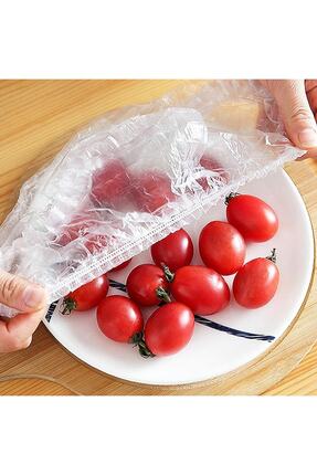 100 Adet Pratik Tazeliği Koruyan Tencere ve Tabak Bonesi | Çok Amaçlı Kapak Gıda Bonesi Strech Kapak Image 2