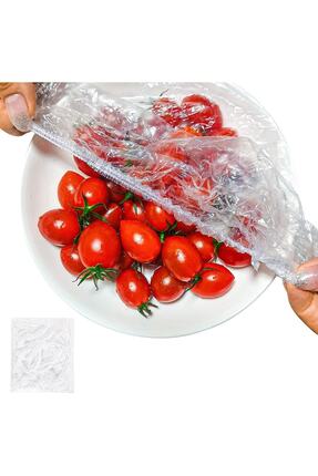 100 Adet Pratik Tazeliği Koruyan Tencere ve Tabak Bonesi | Çok Amaçlı Kapak Gıda Bonesi Strech Kapak Image 5