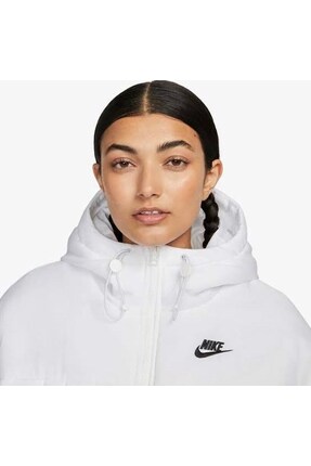 Sportswear Therma-Fit Essentials Puffer Full-Zip Kadın Mont FB7672-100 Image 5