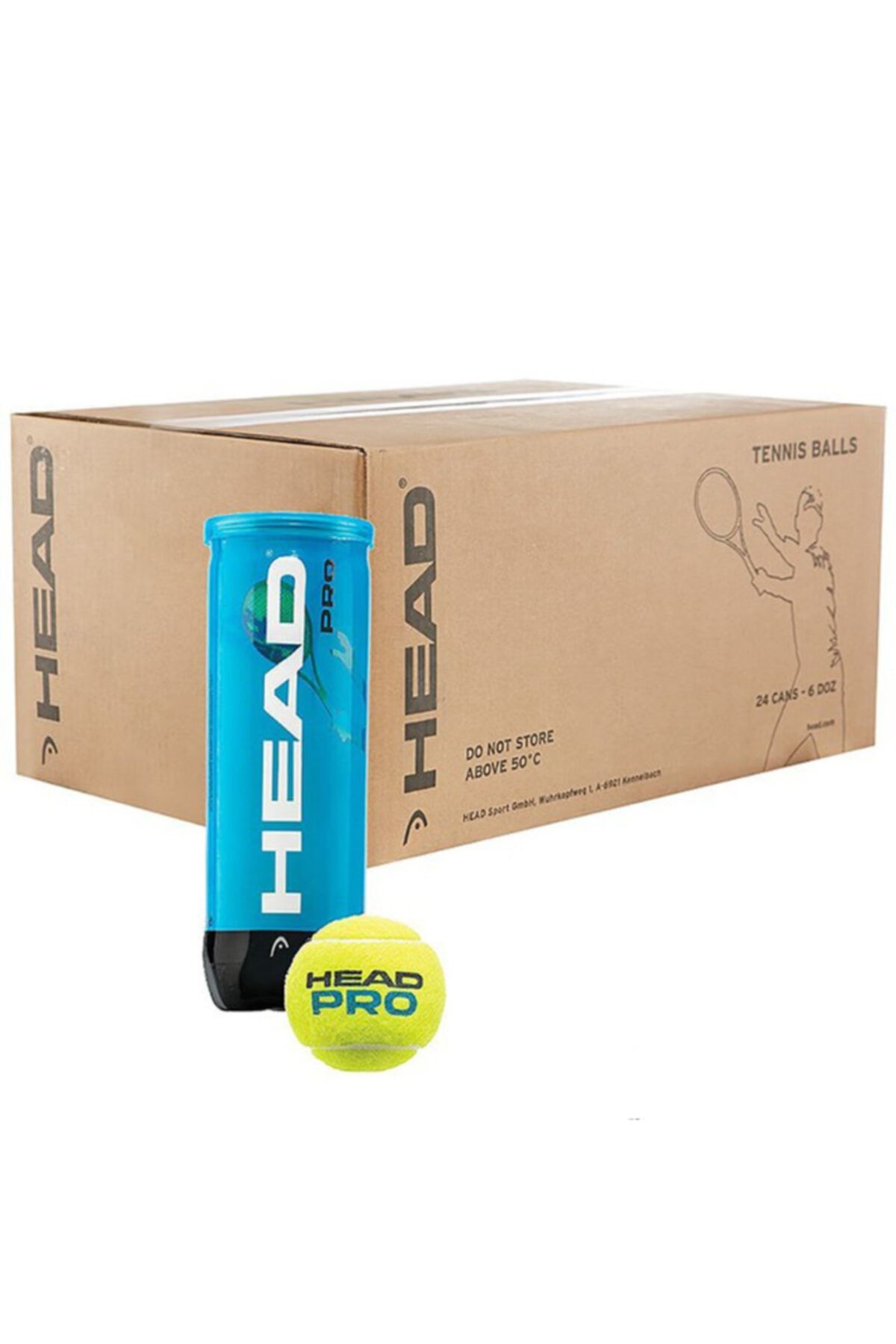 Head Pro 24'lü Kutu 72 Adet Tenis Topu