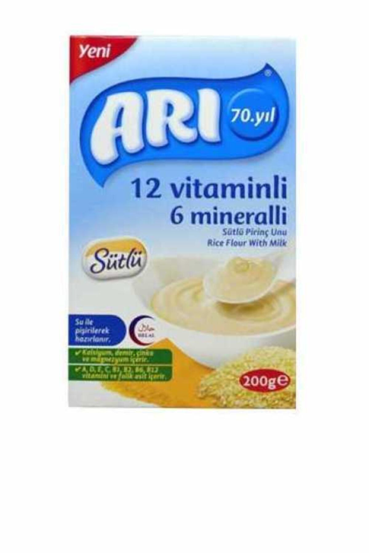 ari mama sutlu pirinc unu bebek mamasi 200 gr fiyati yorumlari trendyol