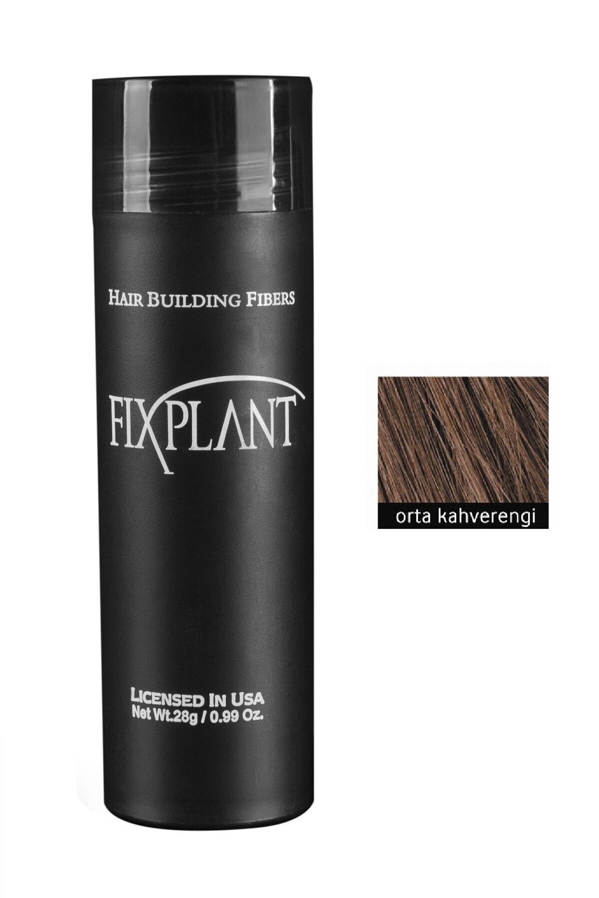 FIXPLANT Saç Dolgunlaştırıcı Topik 28 Gr. Orta Kahve