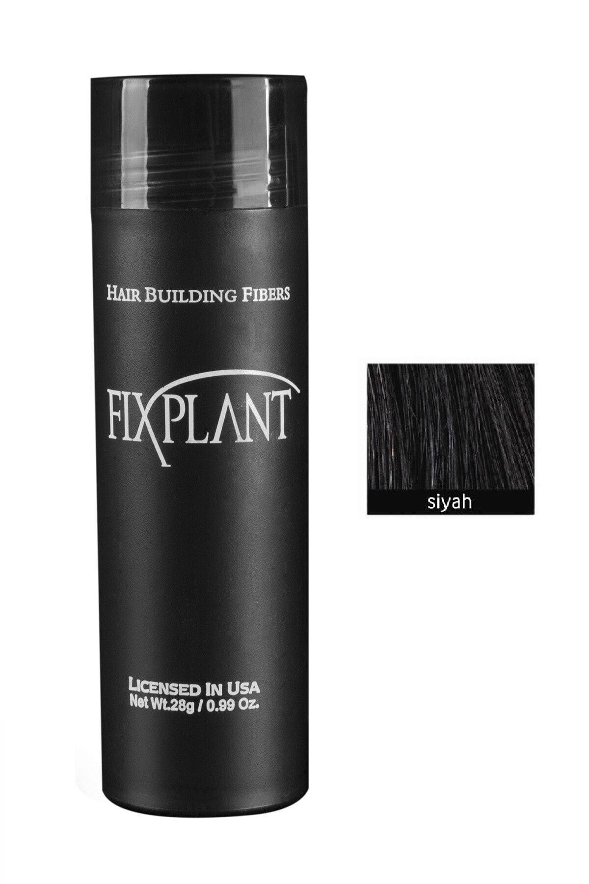 FIXPLANT Saç Dolgunlaştırıcı Topik 28 Gr. Siyah