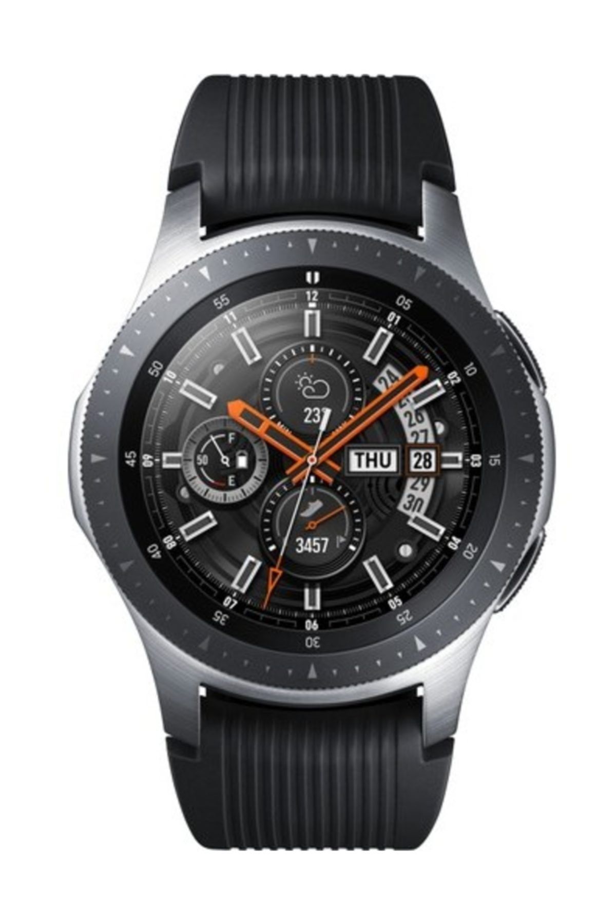 Galaxy Watch 46mm Gümüş Akıllı Saat (Samsung Türkiye Garantili)