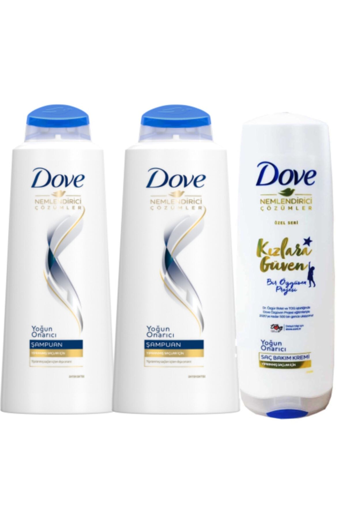 dove yogun onarici sampuan 600 ml x2 adet yogun onarici sac kremi 400 ml fiyati yorumlari trendyol
