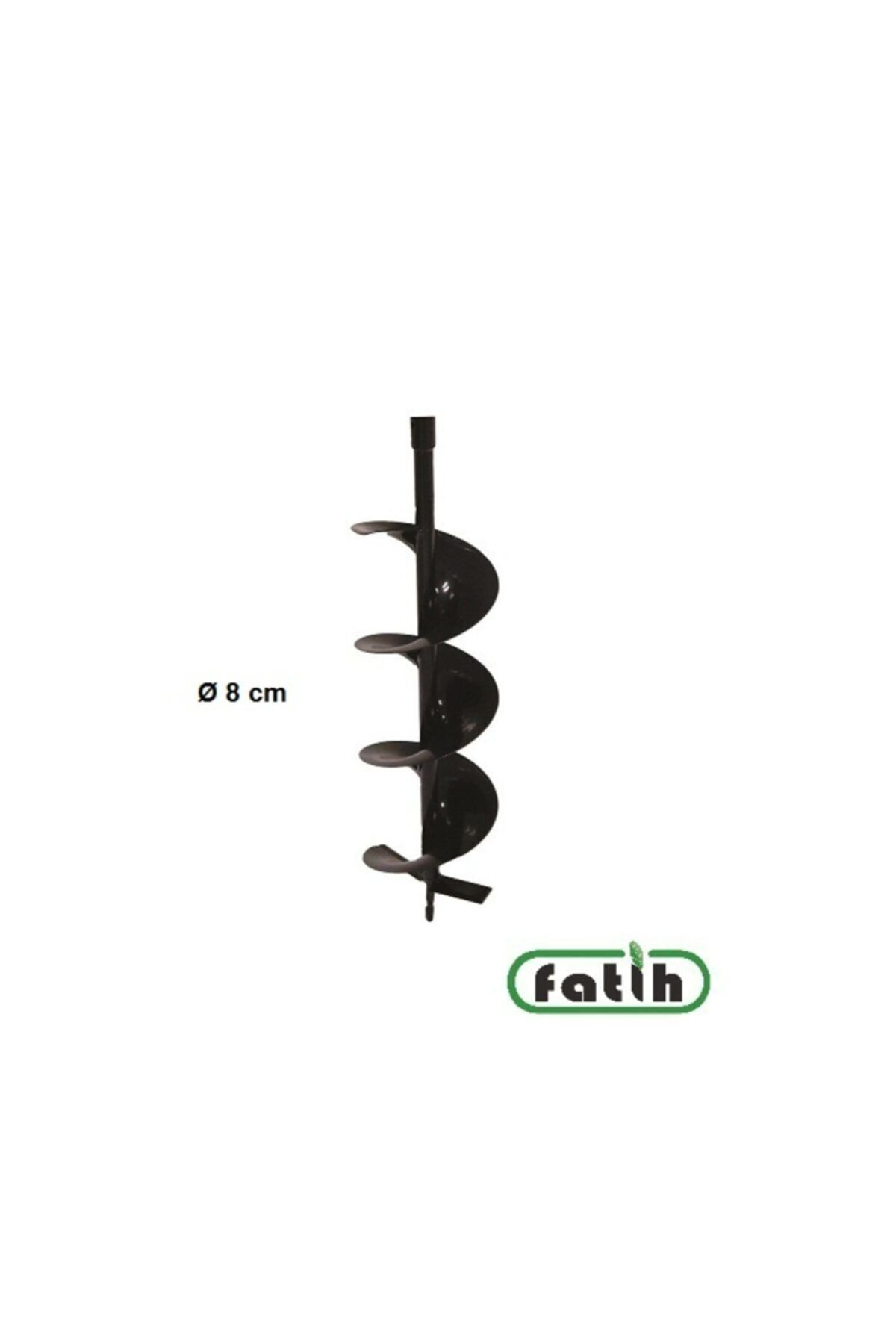 İthal Toprak Burgu Yedek Uc 8 Ø X 80 Cm Çift Bıçak