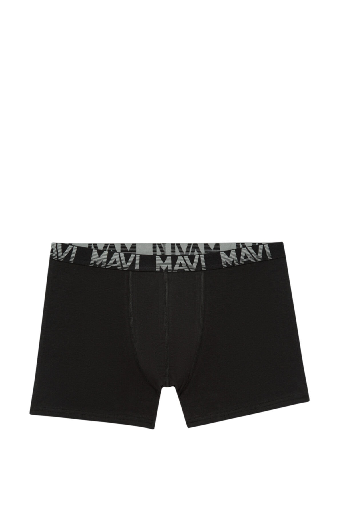 Mavi Siyah Basic Boxer
