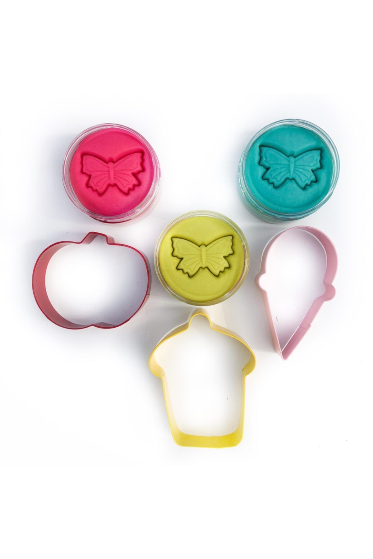 MammacomicaDough 3'lü Cupcake Seti 130*3
