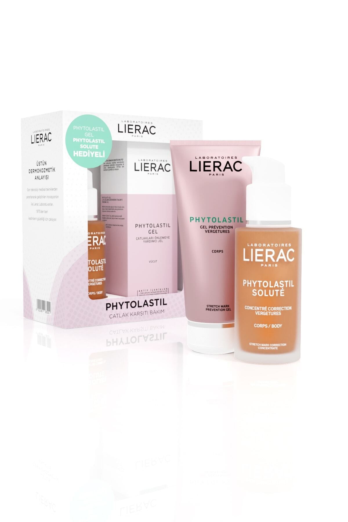 Lierac Phytolastil Çatlak Önlemeye Yardımcı Jel 200 Ml  Serum 75 Ml 5012100283202