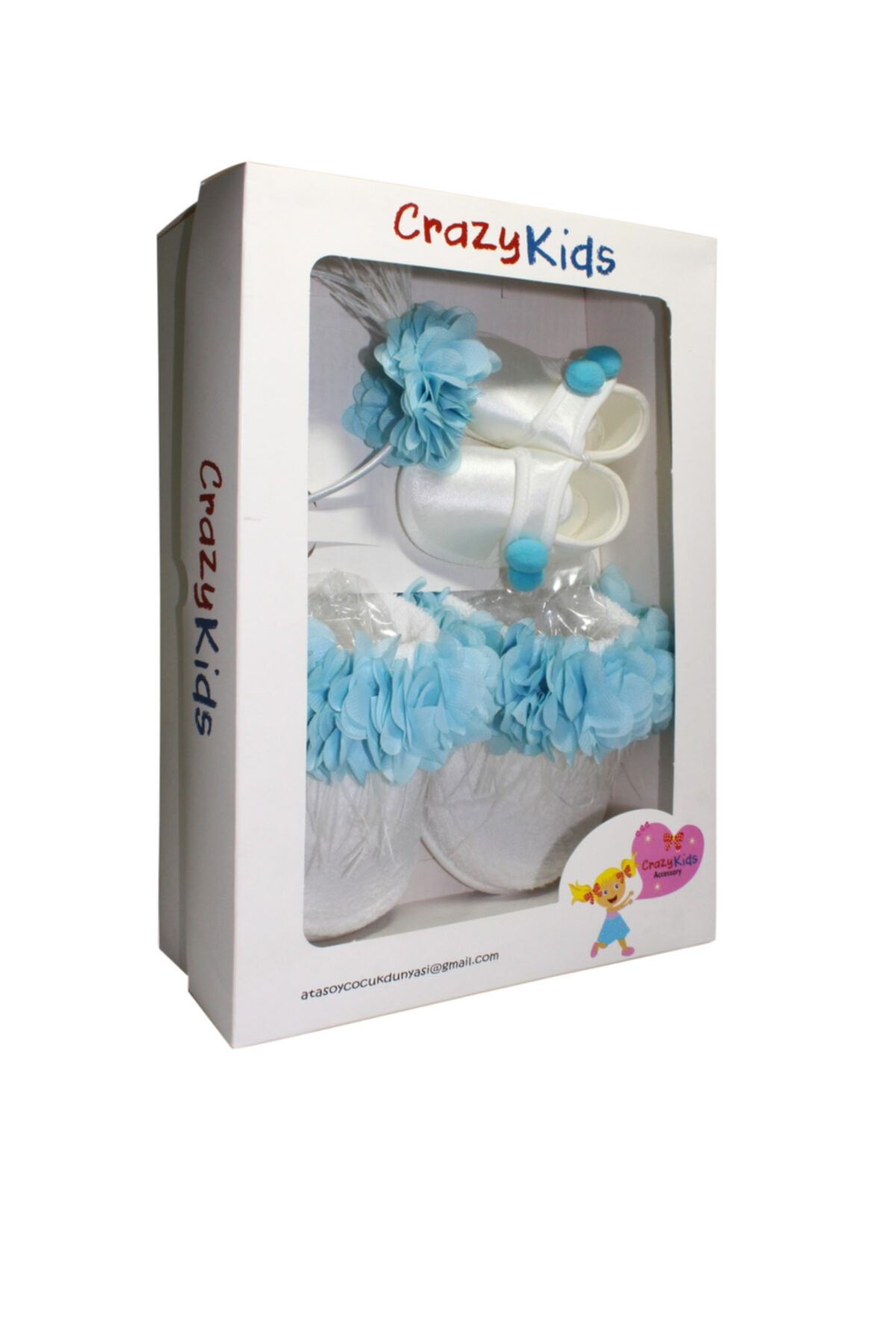 Crazy Kids Kadın Beyaz Lahusa Seti