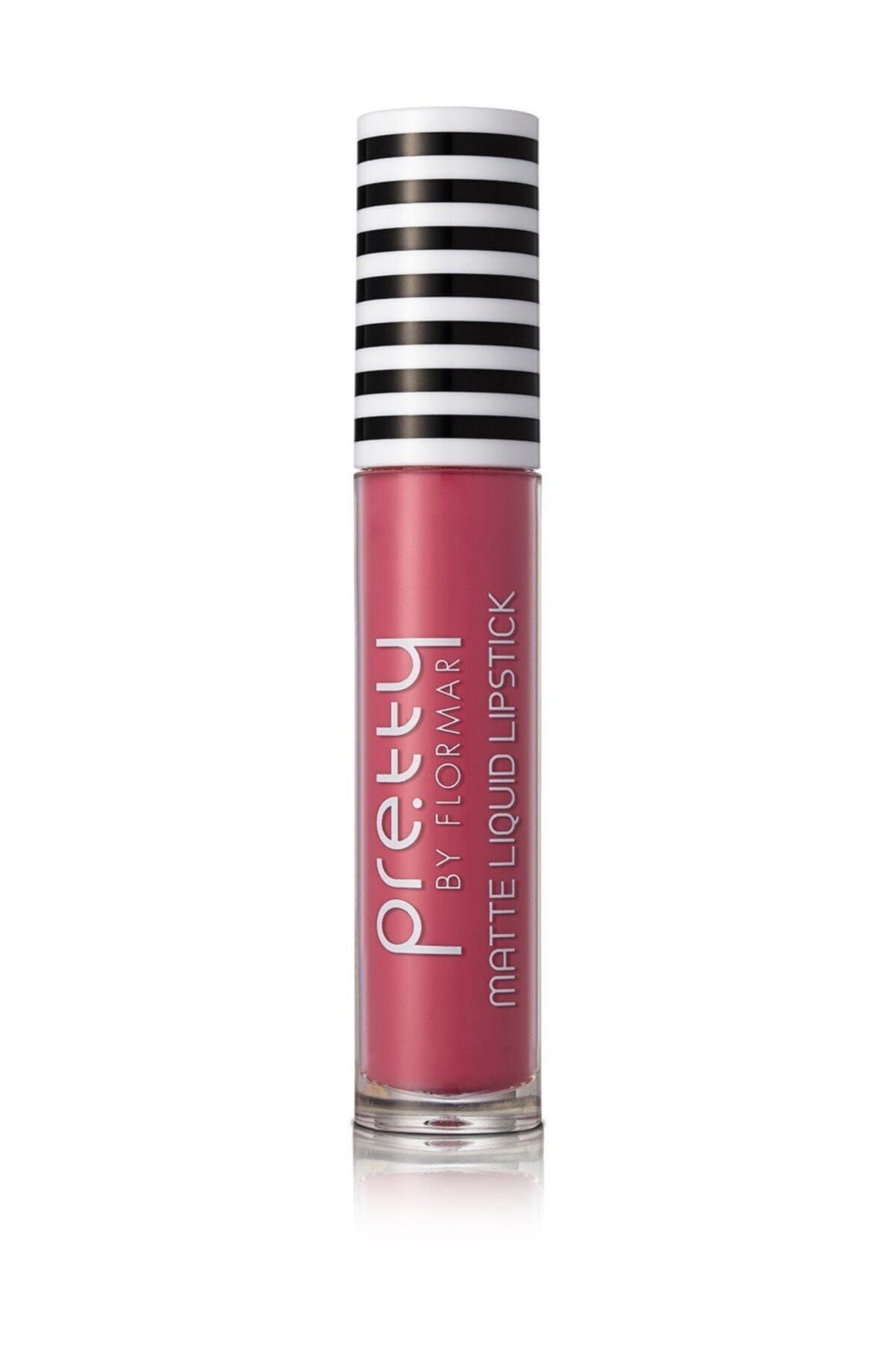 Flormar Mat Likit Ruj - Pretty Matte Liquid Lipstick Pinky 04