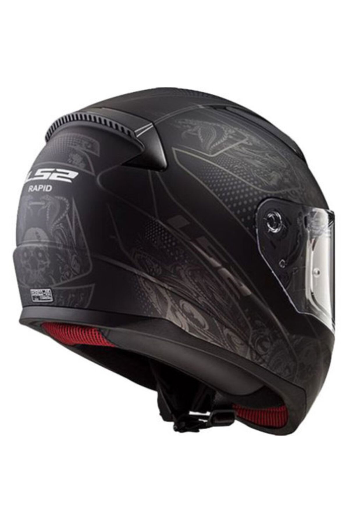 ls2 rapid crypt mat siyah kask fiyati yorumlari trendyol