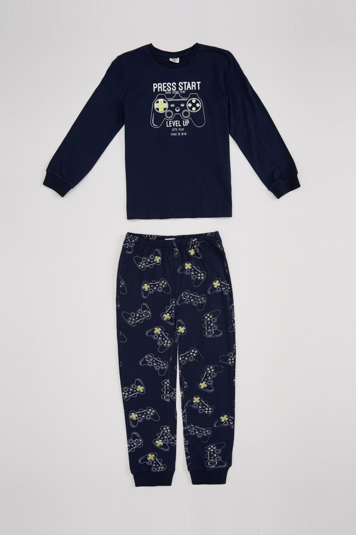 Lacivert Defacto Cocuk Pijama Takimi Modelleri Fiyatlari Trendyol
