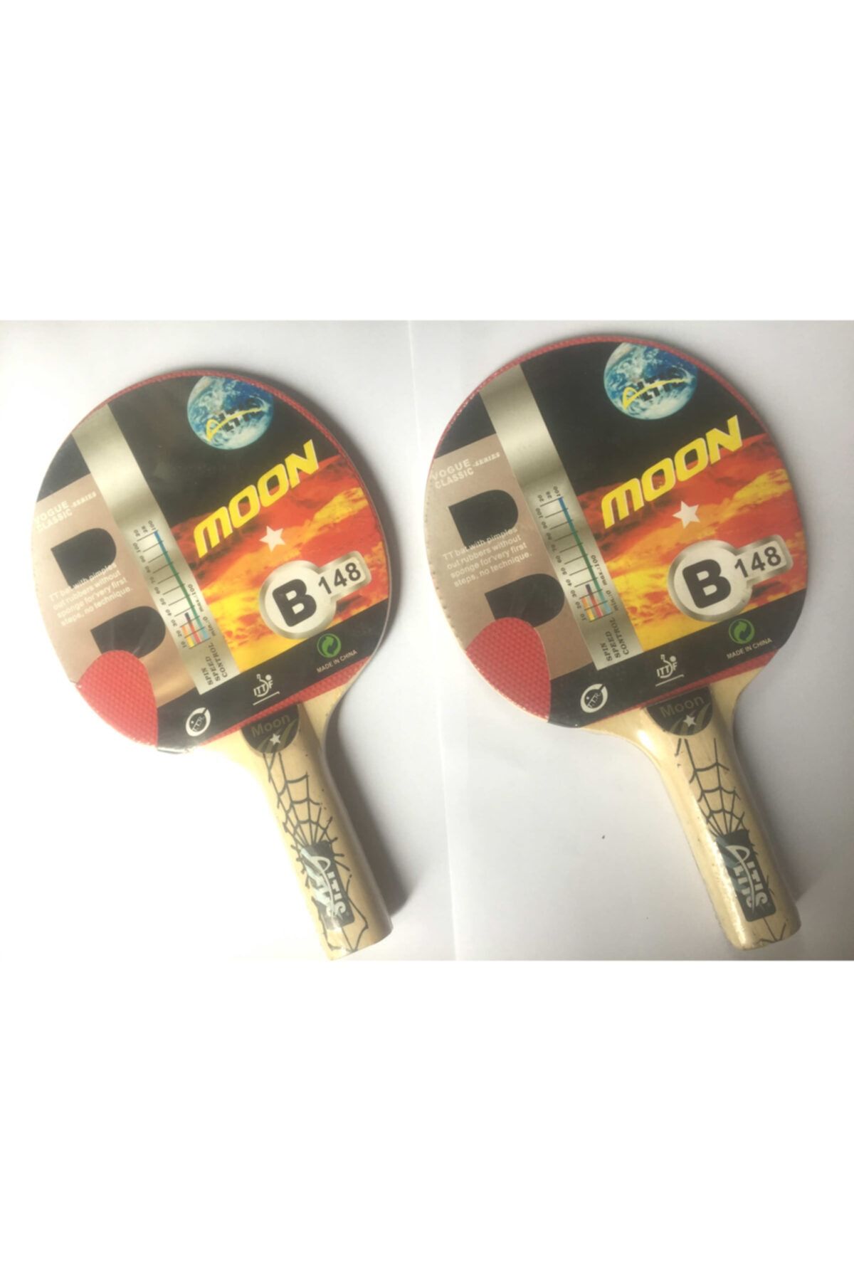Altis Oyuncak Masa Tenisi Raketi Altis B-148 (*) 2 Adetli Takım
