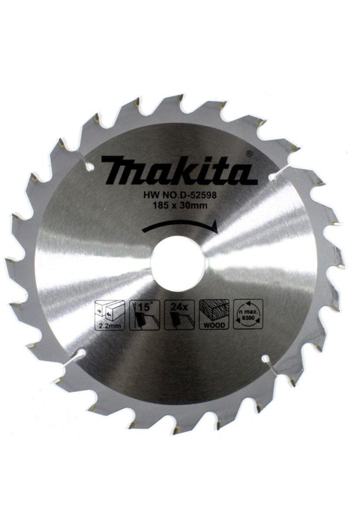 Makita D-52598 Daire Testere 185 X 30 24 Diş