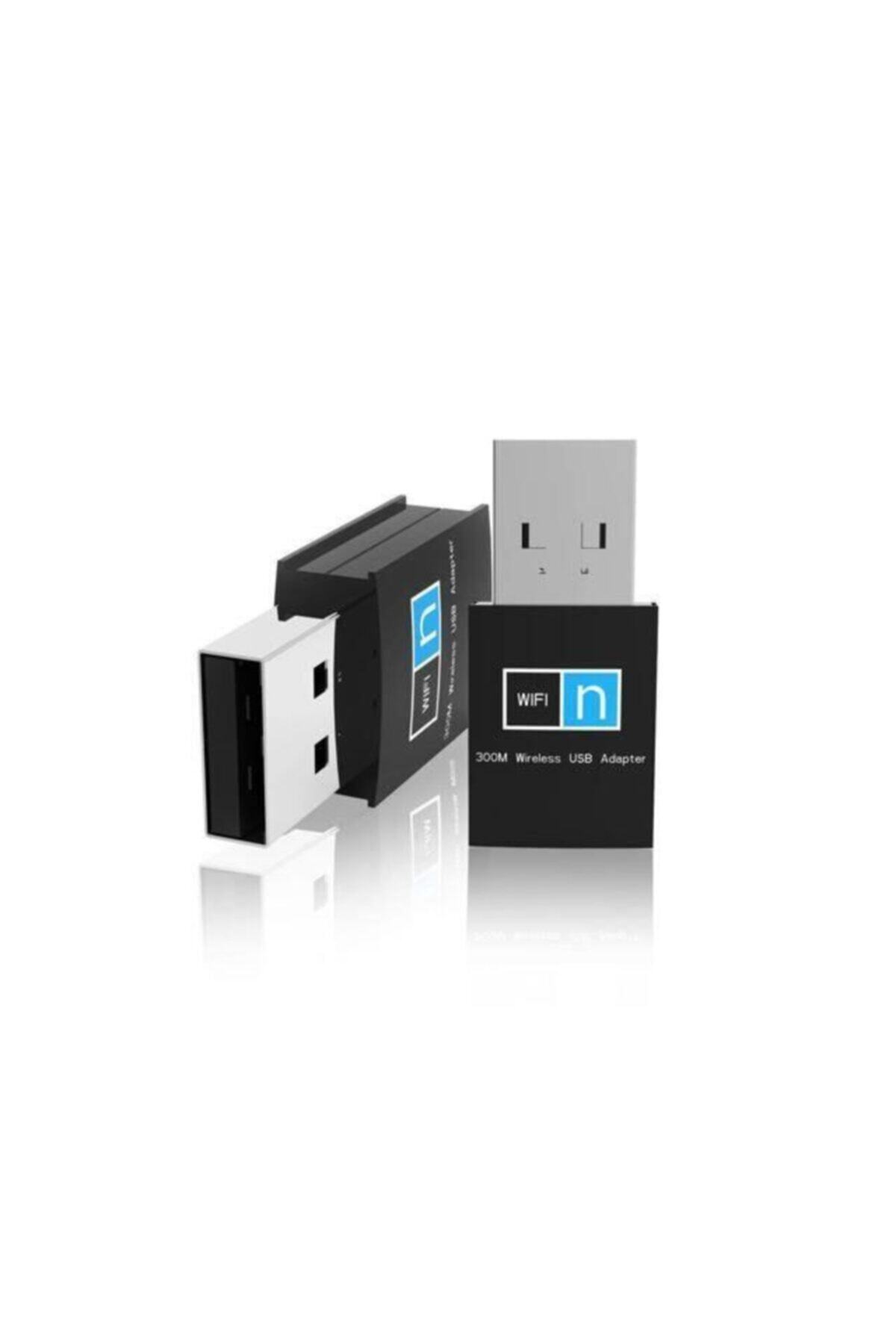 Nano 300 Mbps Mini Wireless Adaptör Kablosuz Ağ Pc Wifi Alıcı Usb