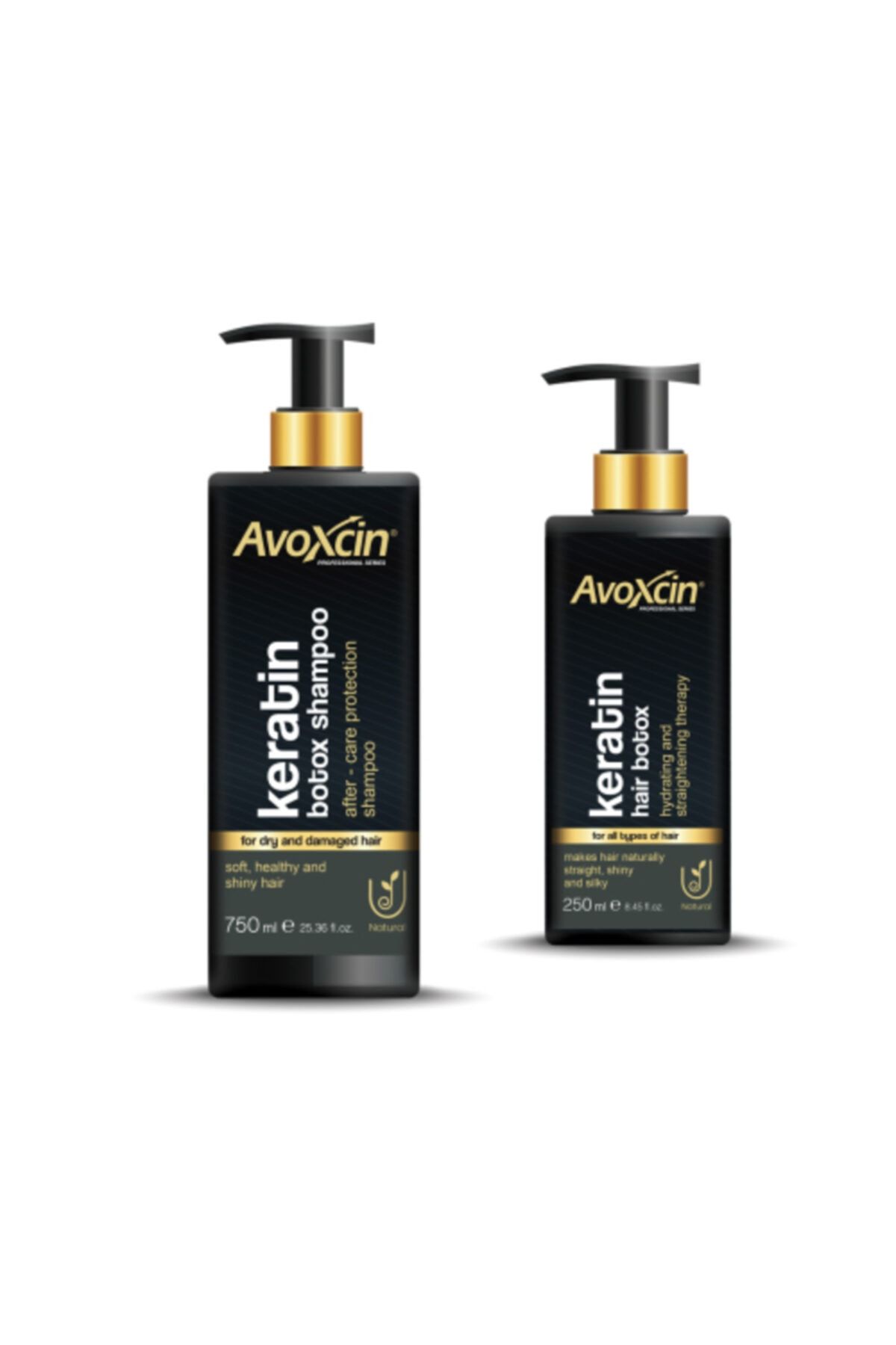 avoxcin keratin hydrating and straightening hair botox sac botoksu sampuan 2 li set fiyati yorumlari trendyol