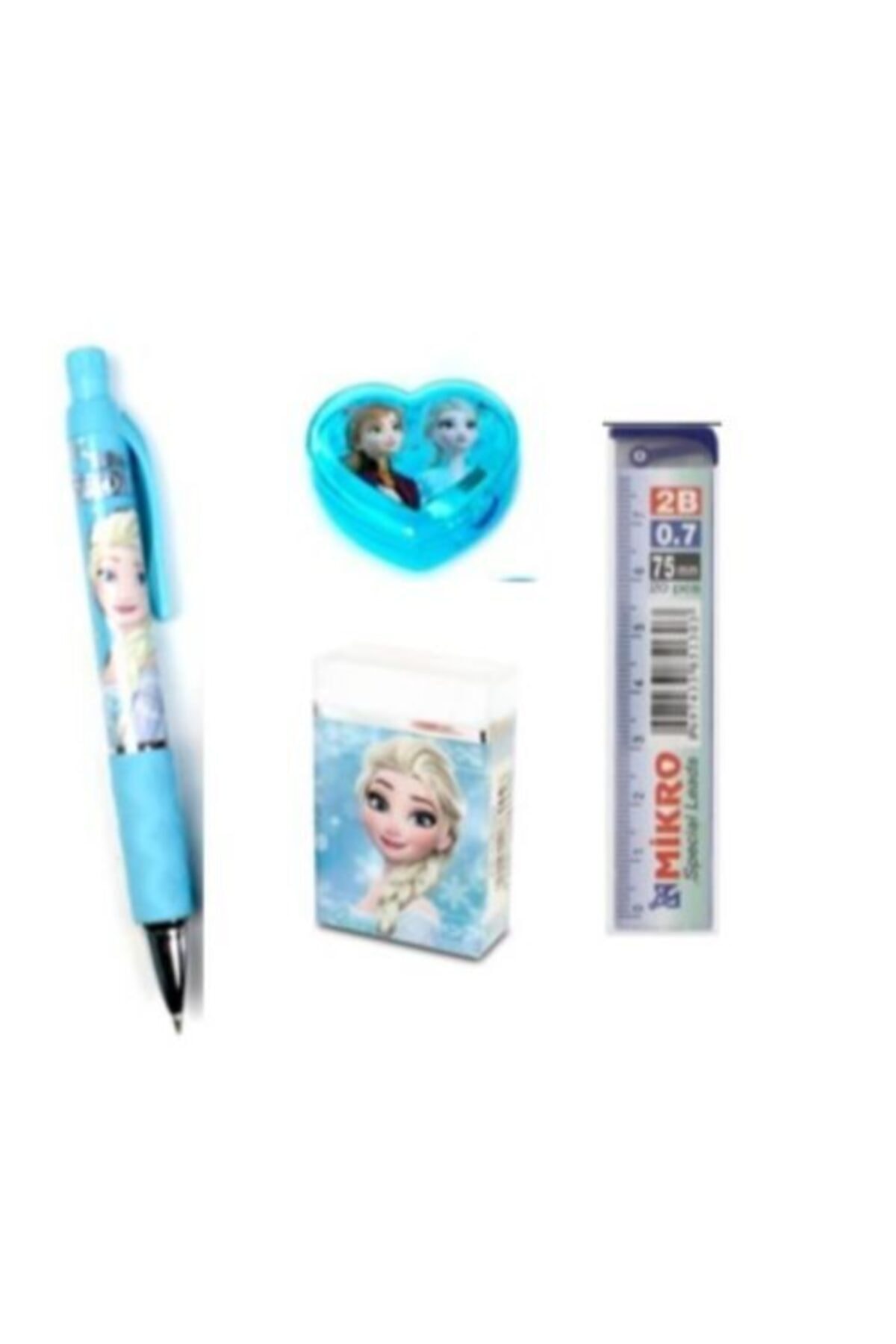 cem kirtasiye frozen elsa uclu kalem silgi kalemtras uc takimi fiyati yorumlari trendyol