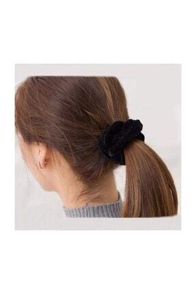 Trendyıldızı 2 ' Li Kadife Siyah Lastik Toka Image 2