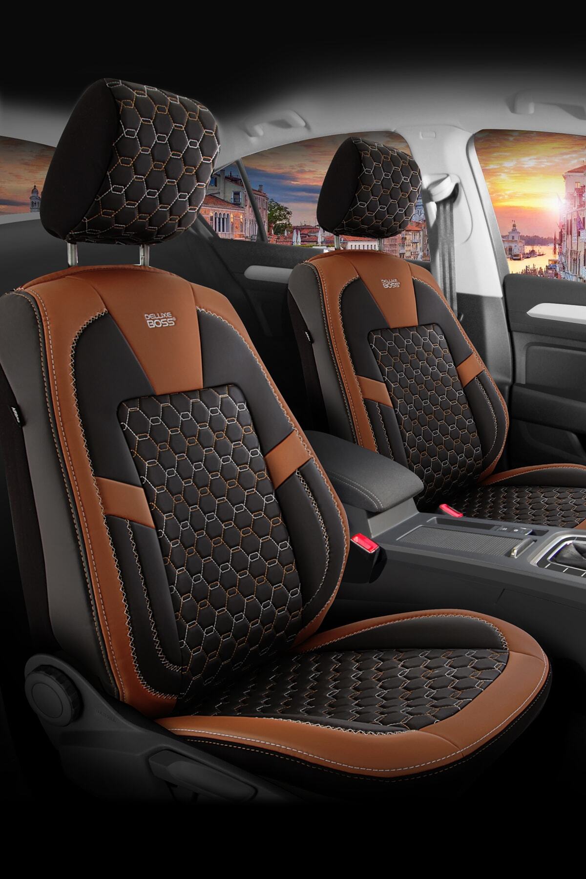 deluxe boss jeep compass deri oto koltuk kilifi fiyati yorumlari trendyol