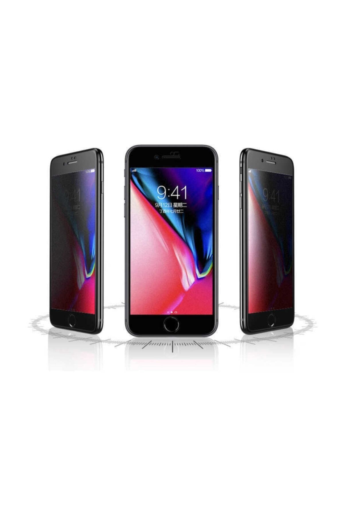dijimedia Iphone 11 Mat Tam Kaplayan 5d Hayalet Privacy Kırılmaz Cam Siyah