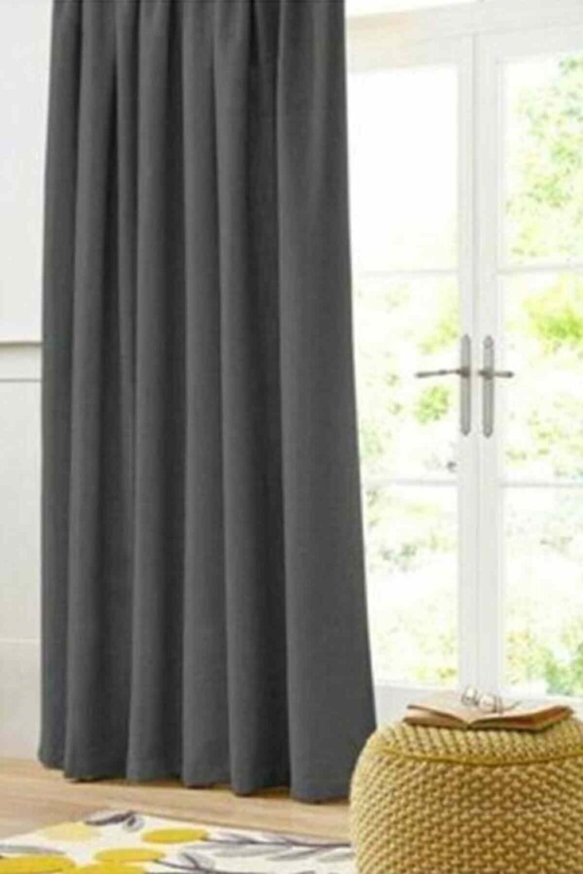 FAVORA Mr. Stock Hazır Fon Perde Antrasit