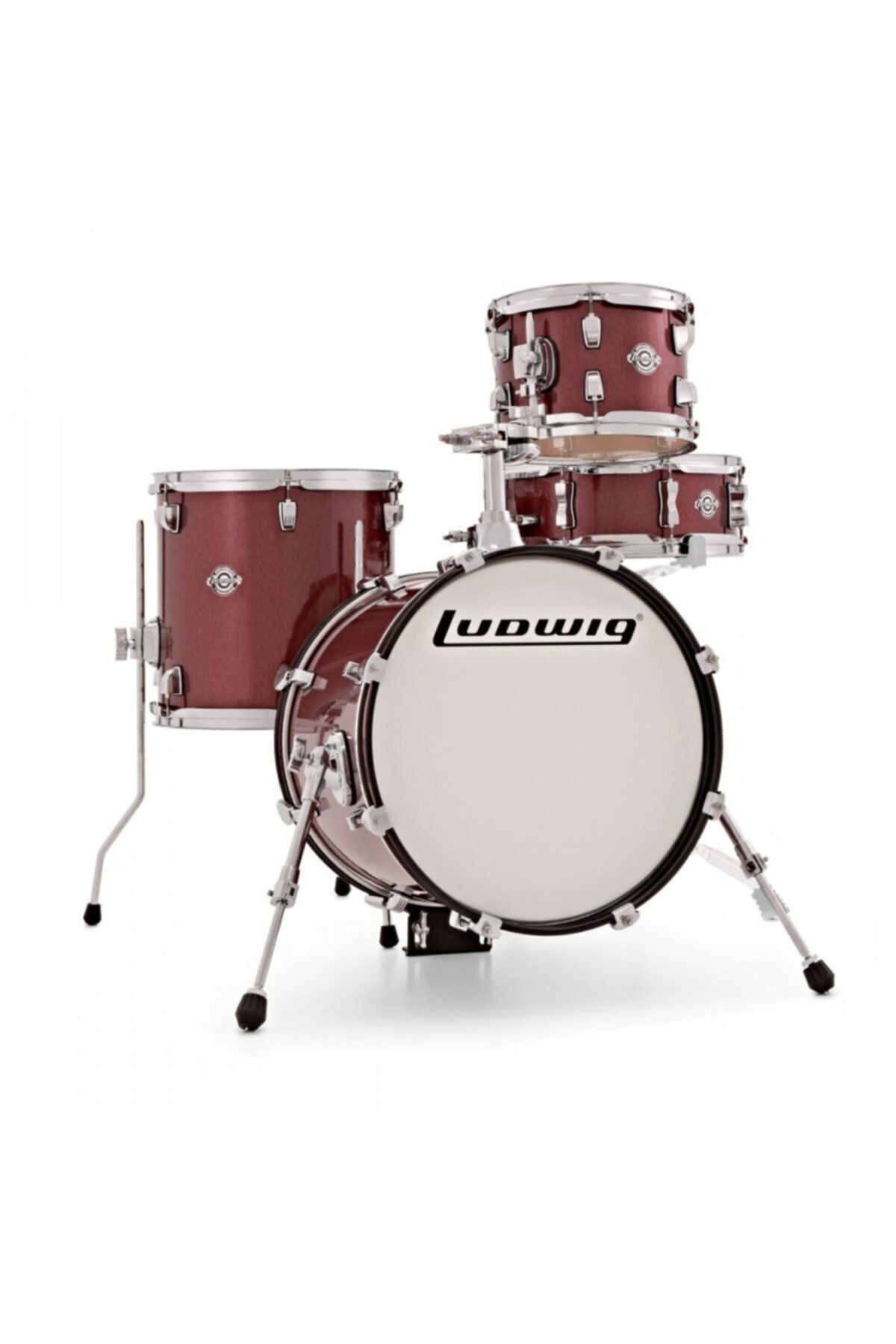 Ludwig Breakbeats By Questlove (red Sparkle) - Akustik Davul Set