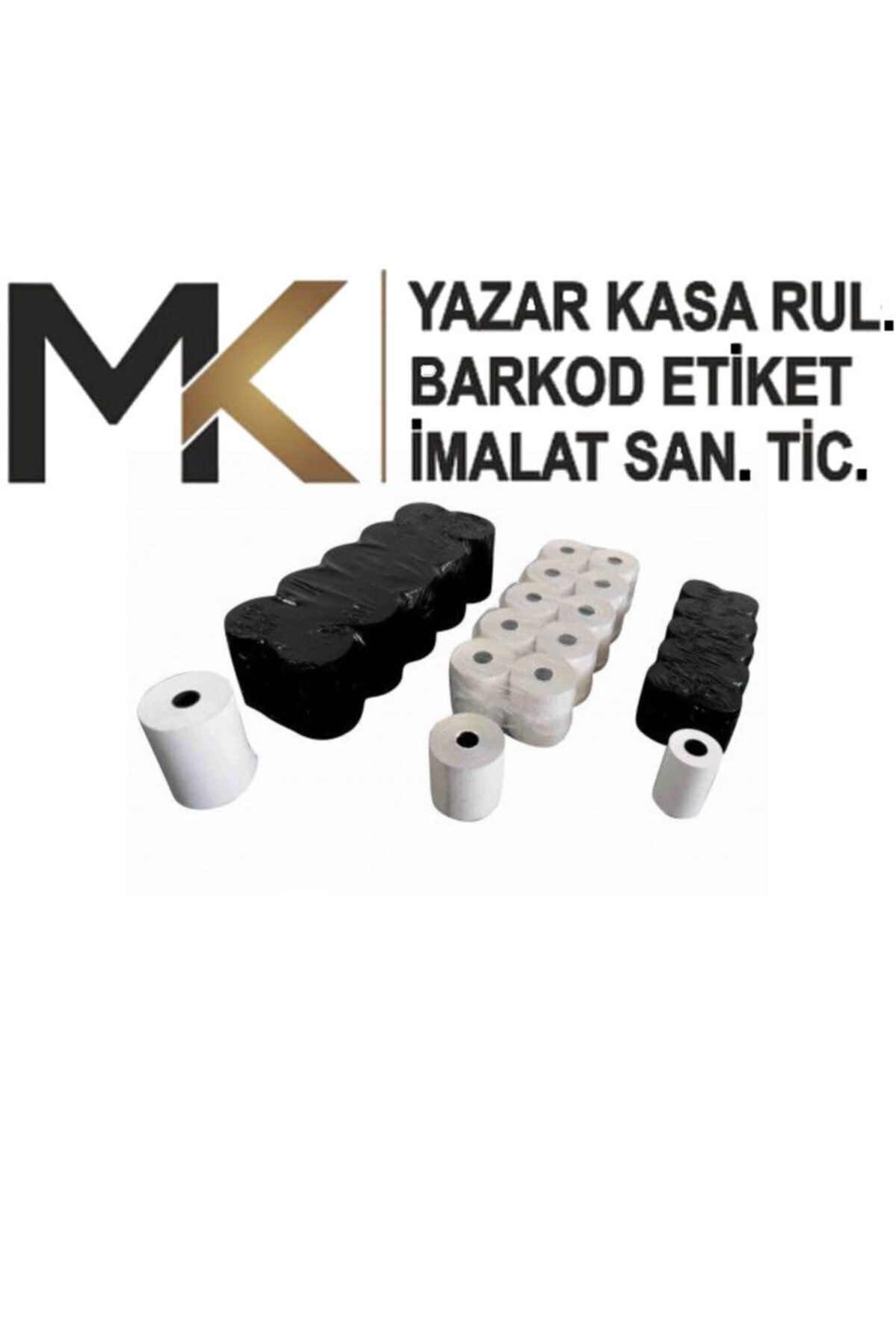 MK RULO • 58x50 Termal Rulo / Pos Rulosu / 1 Paket (10 Adet) / Tam Metraj