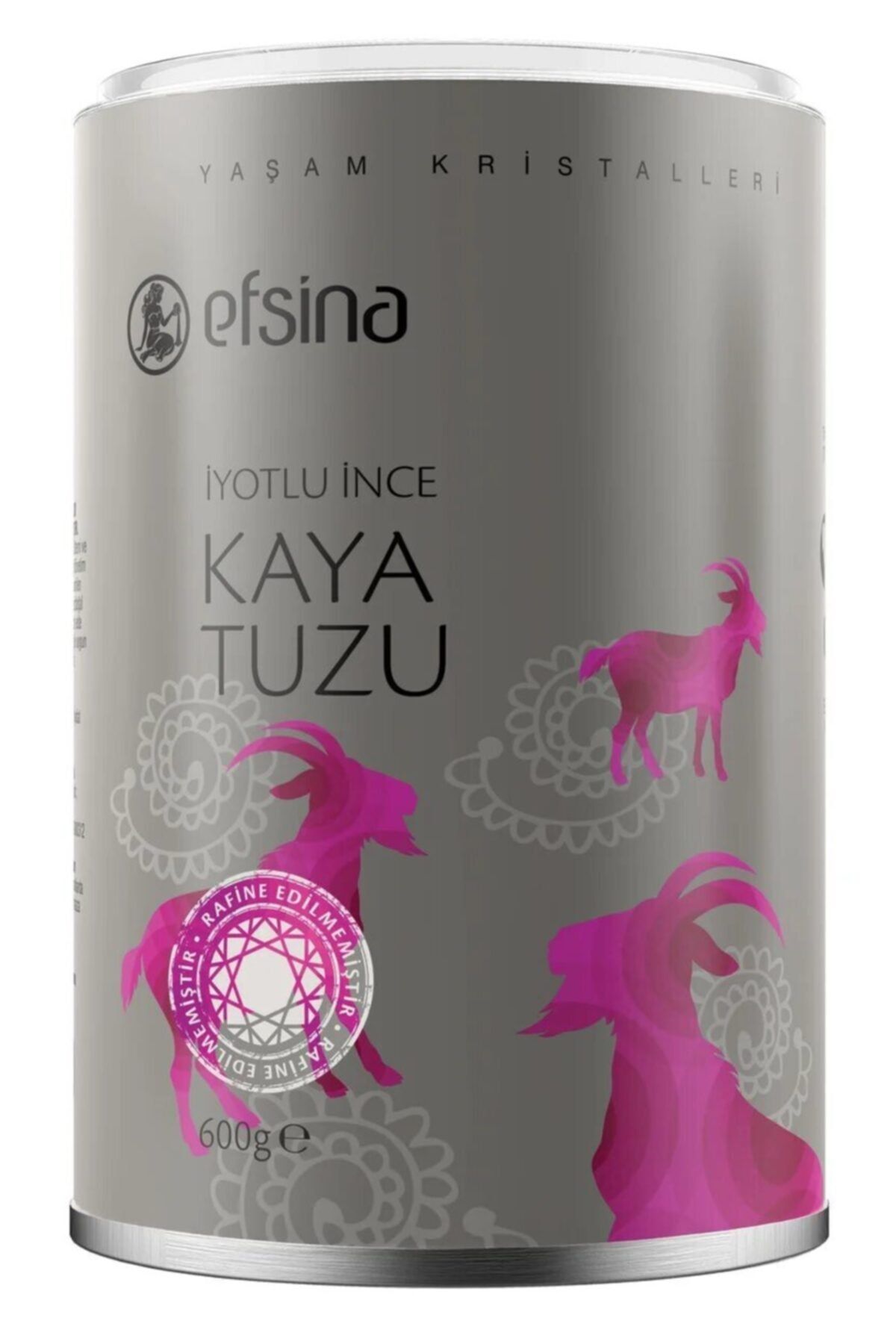 Efsina Iyotlu Ince Kaya Tuzu 600 Gr