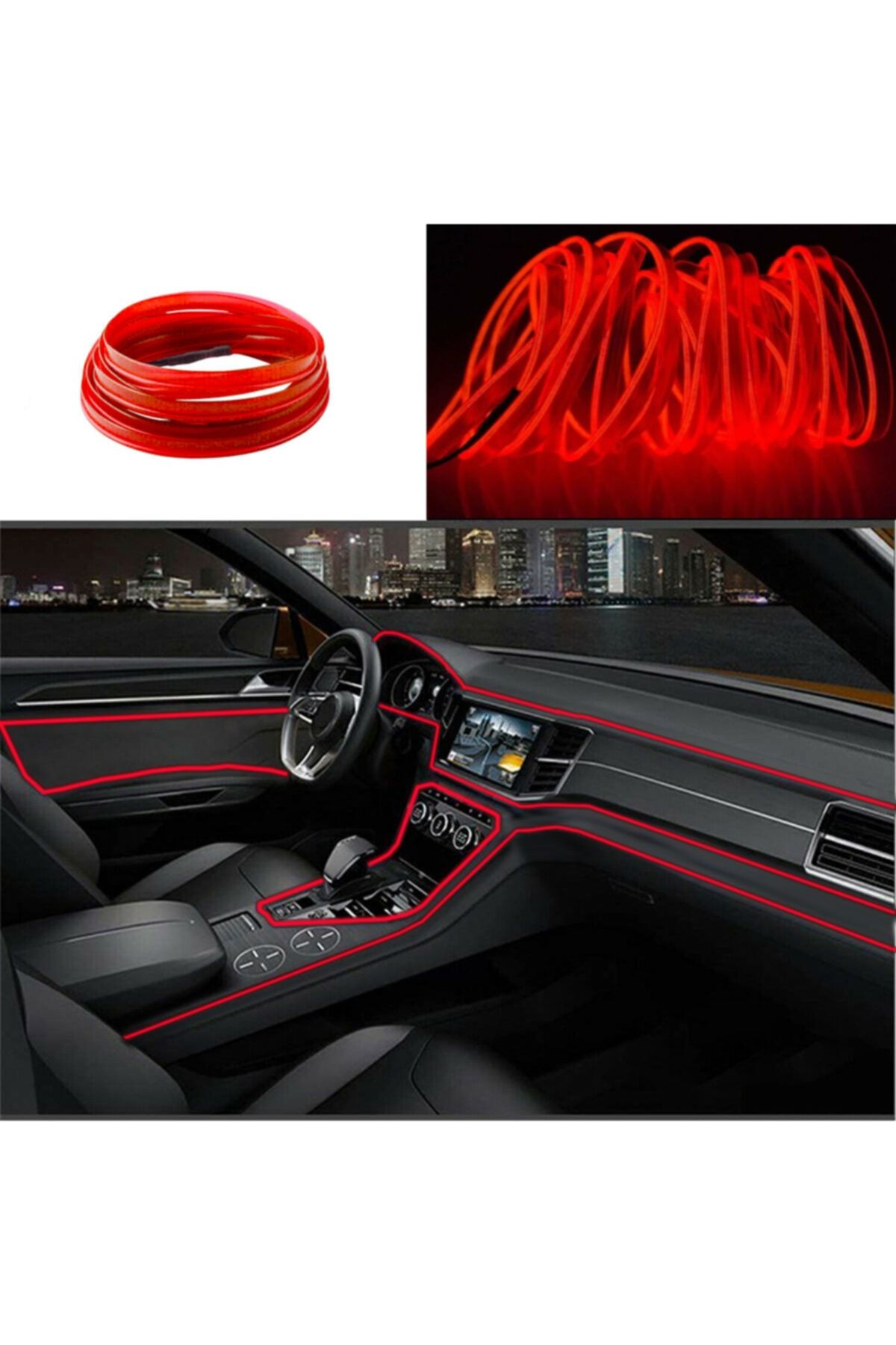 c9 arac ici neon led ip led torpido ledi 3 metre neon ledi c9 kirmizi fiyati yorumlari trendyol