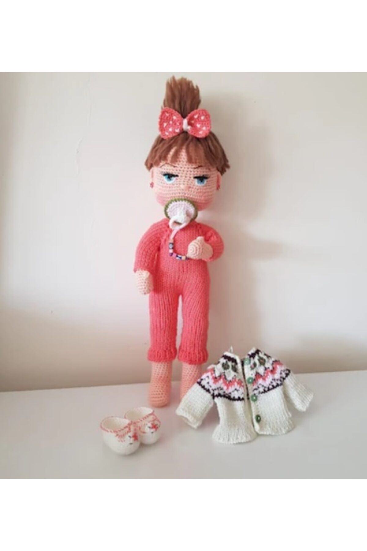 OYUNCAKPARK Ela Bebek Amigurumi Organik Oyuncak