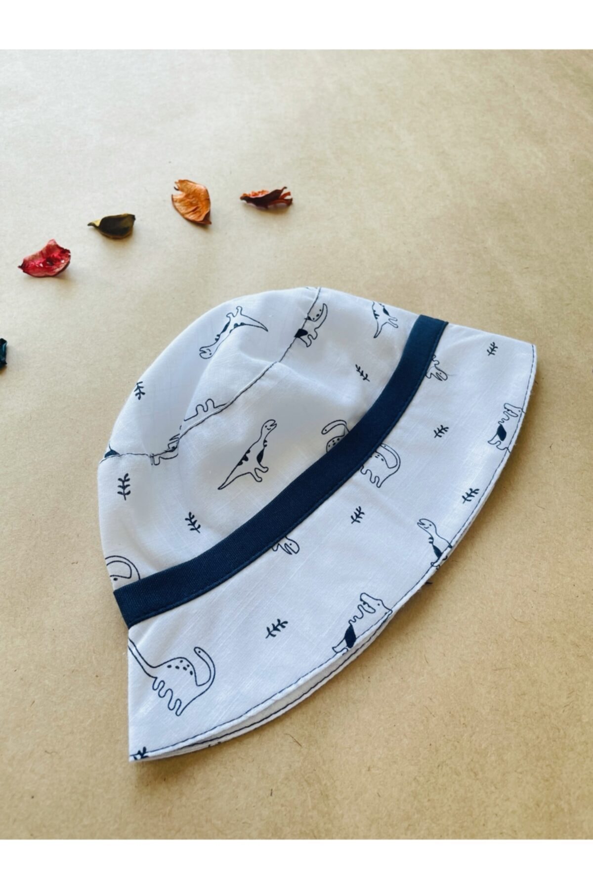 Minikimaj Erkek Bebek Beyaz Dinozor Desenli Yazlik Bucket Sapka Fiyati Yorumlari Trendyol